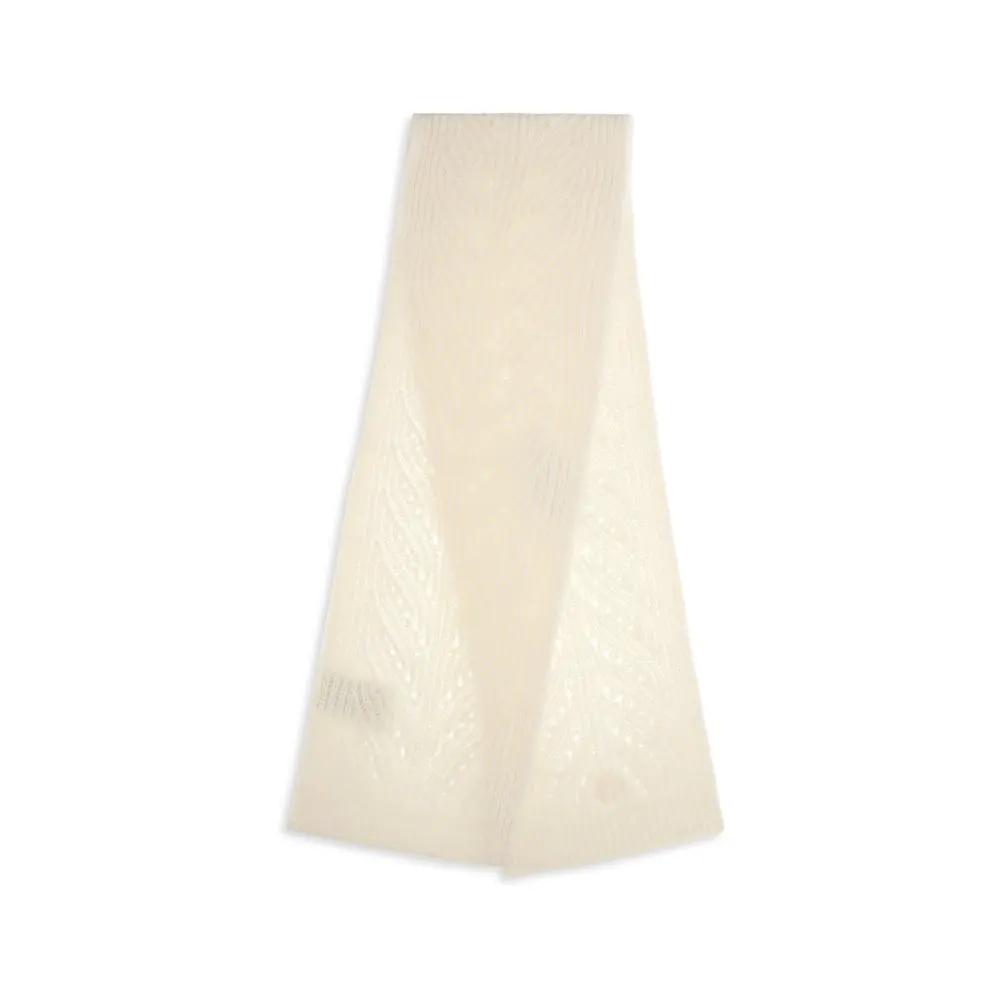 Moncler Beige Wool Oves Aries Foulard