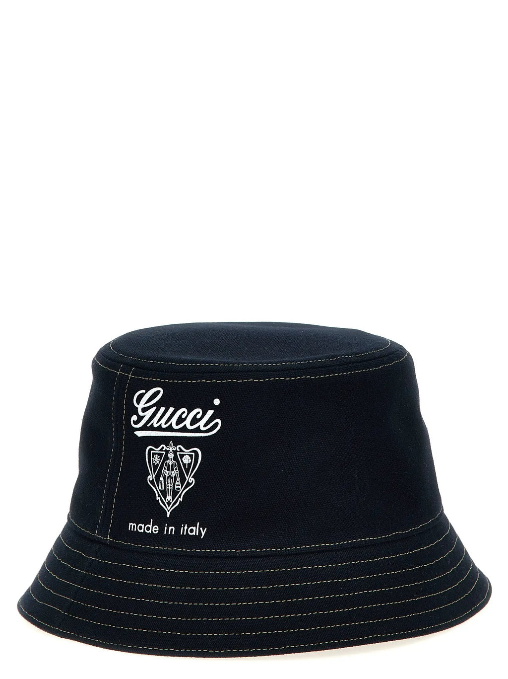 Gucci Blue Cotton Bucket Hat