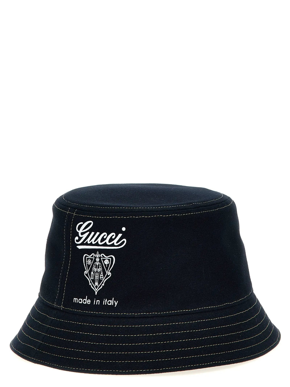 Gucci Blue Cotton Bucket Hat