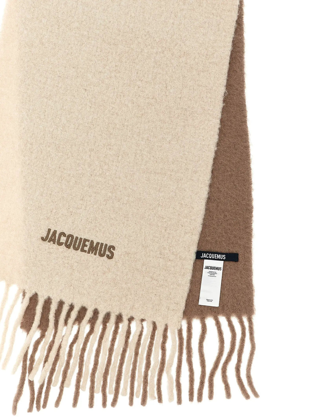Foulard Jacquemus en laine multicolore