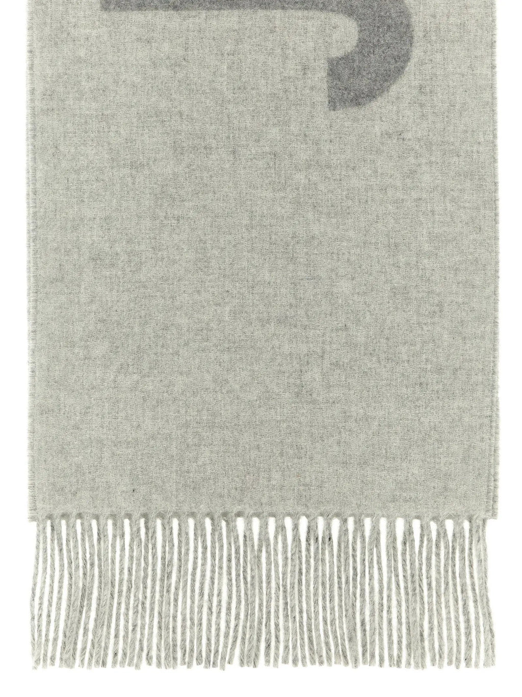 Foulard en laine gris Jacquemus