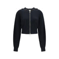 Max Mara Black Wool Oves Aries Cardigan