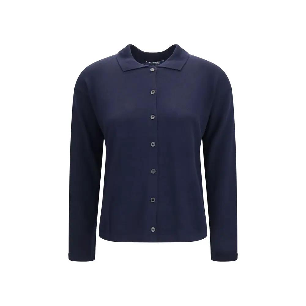 'S Max Mara 'S Max Mara Blue Wool Oves Aries Cardigan