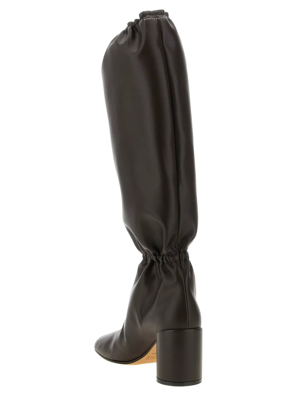 MM6 Maison Margiela Brown Polyethylene Over The Knee