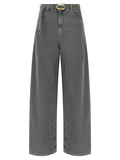 Twinset Gray Cotton Jeans Denim