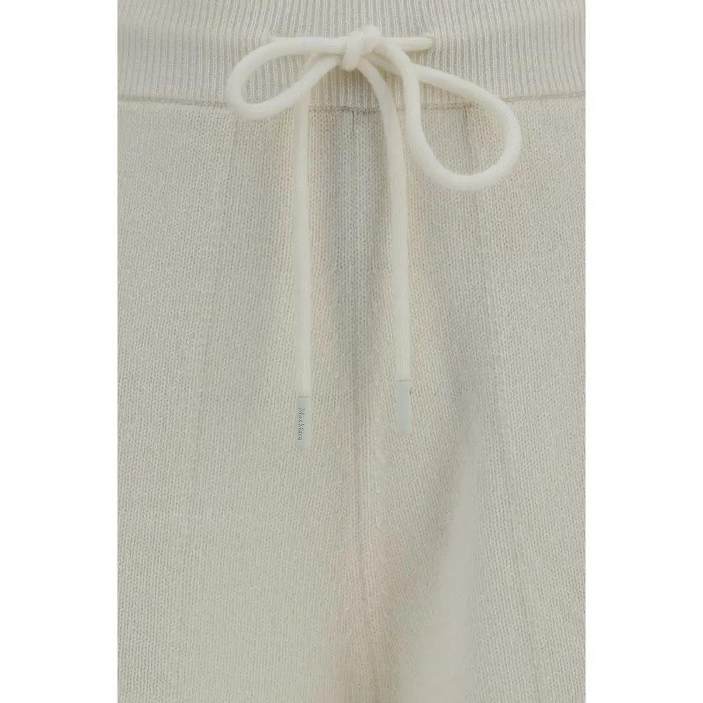 Max Mara Beige Cashmere Casual Pants