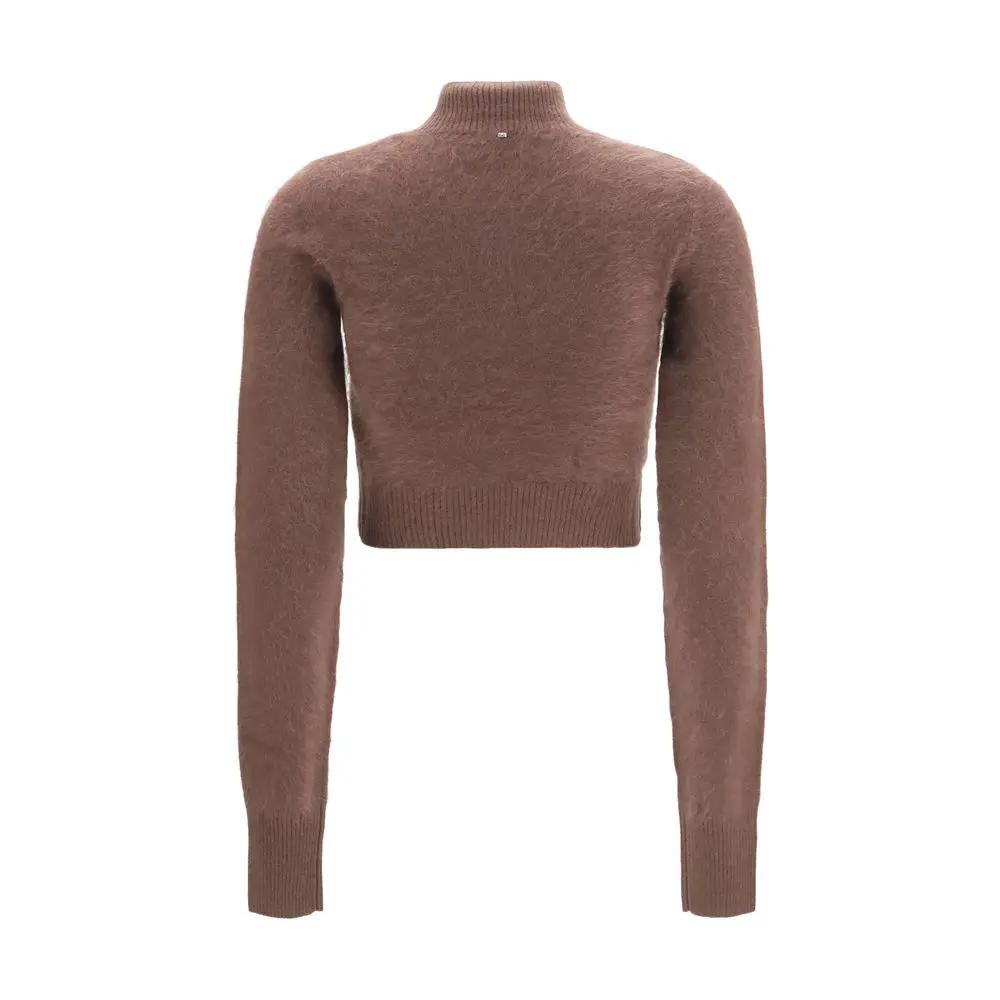 Sweat-shirt Max Mara marron en cachemire