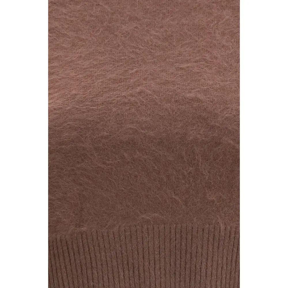 Sweat-shirt Max Mara marron en cachemire