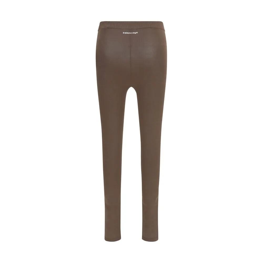Balenciaga Balenciaga Brown Viscose Leggings