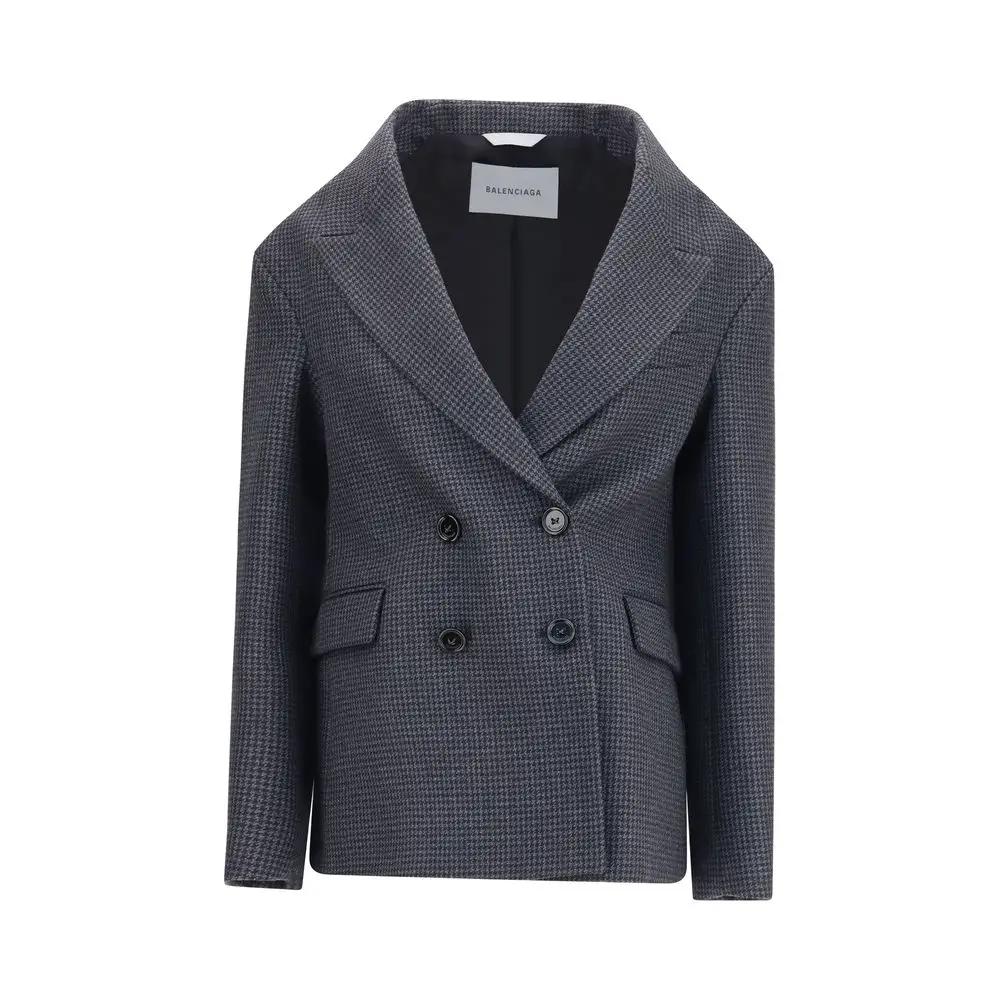 Balenciaga Balenciaga Gray Wool Oves Aries Blazer