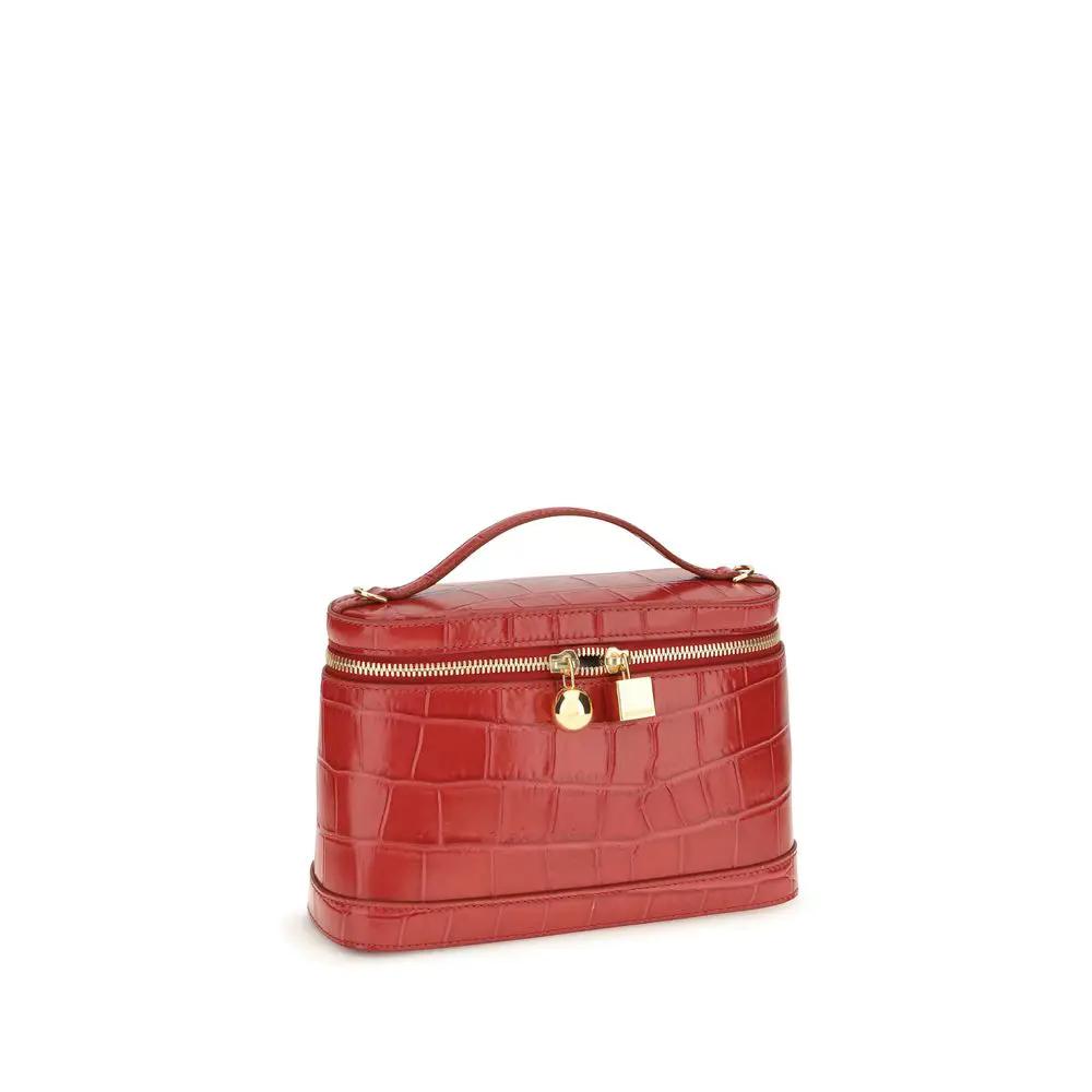Jacquemus Jacquemus Red Calf Leather Bos Taurus Shoulder Bag