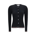 Thom Browne Thom Browne Black Wool Oves Aries Cardigan