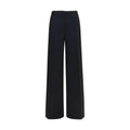 Fendi Black Cotton Casual Pants