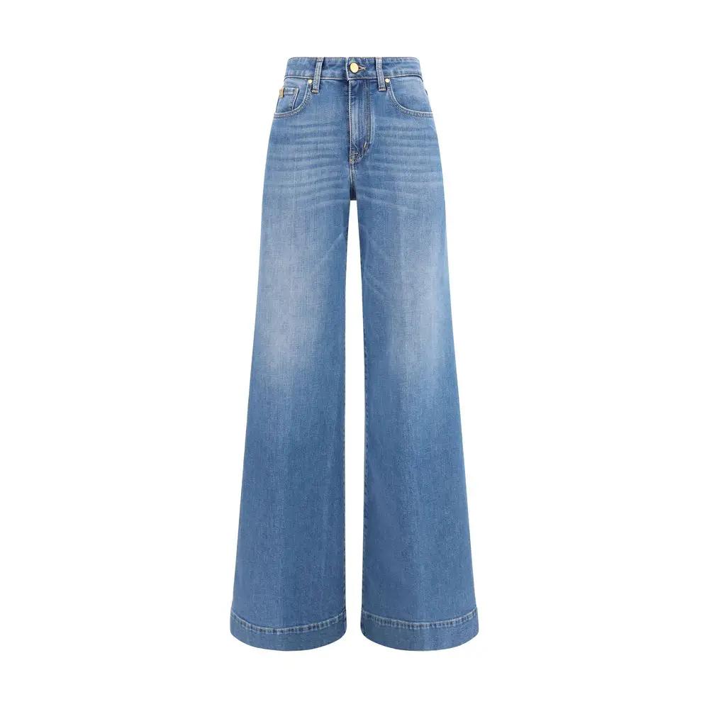 Jacob Cohen Jacob Cohen Blue Cotton Relaxed Fit Jeans