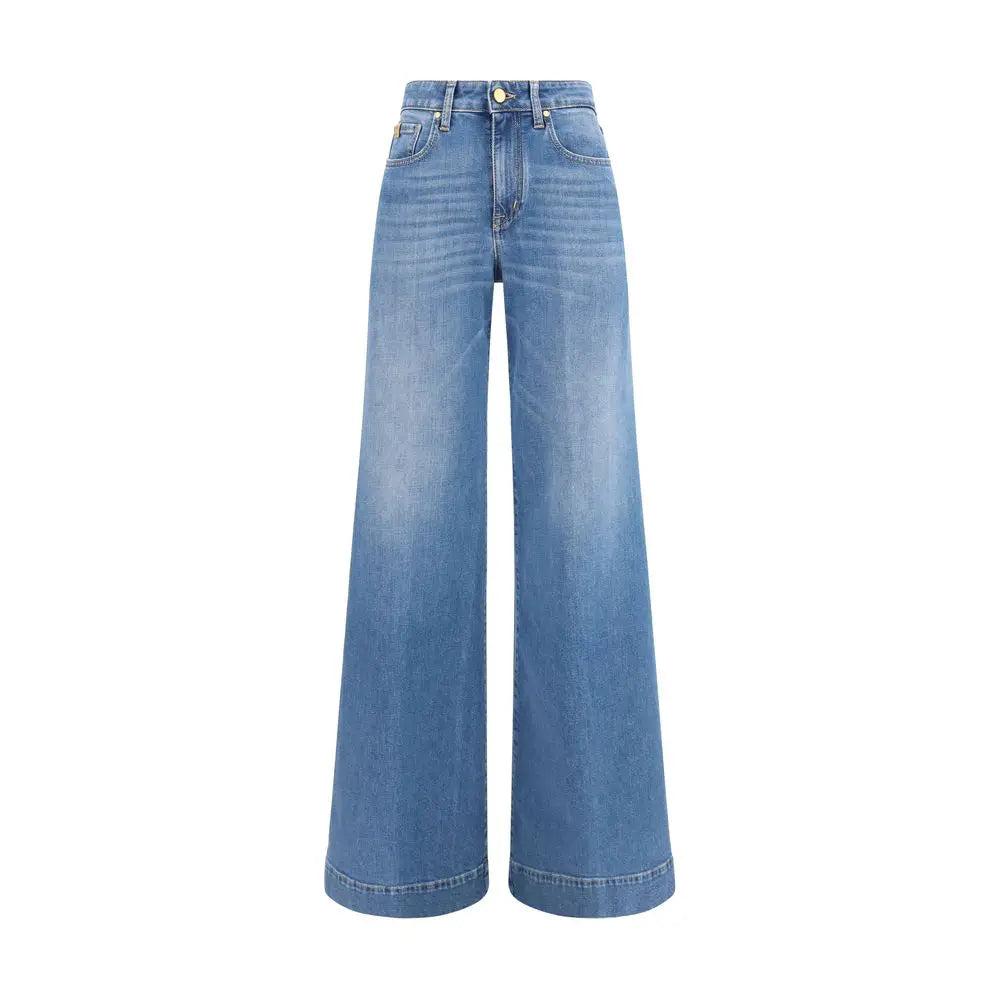 Jacob Cohen Jacob Cohen Blue Cotton Relaxed Fit Jeans