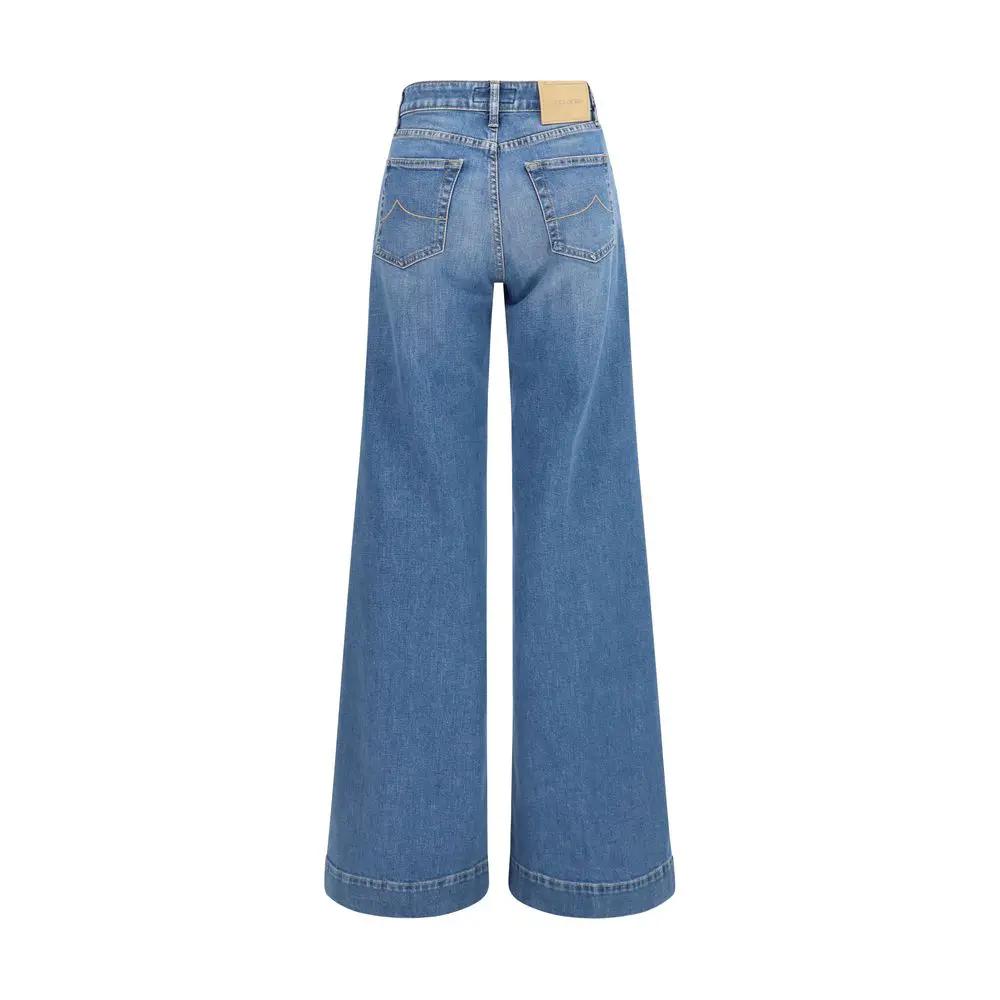 Jacob Cohen Jacob Cohen Blue Cotton Relaxed Fit Jeans