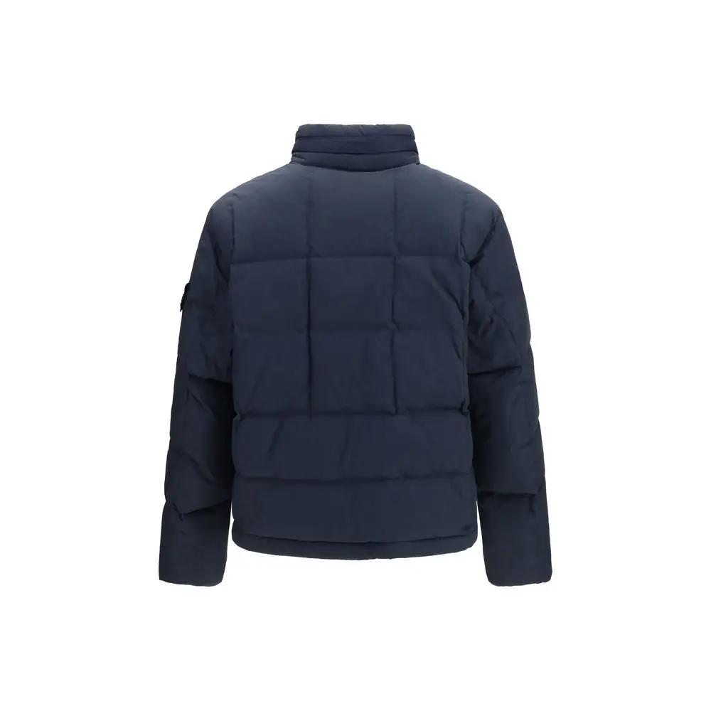 Stone Island Blue Goose Down Shell Jacket