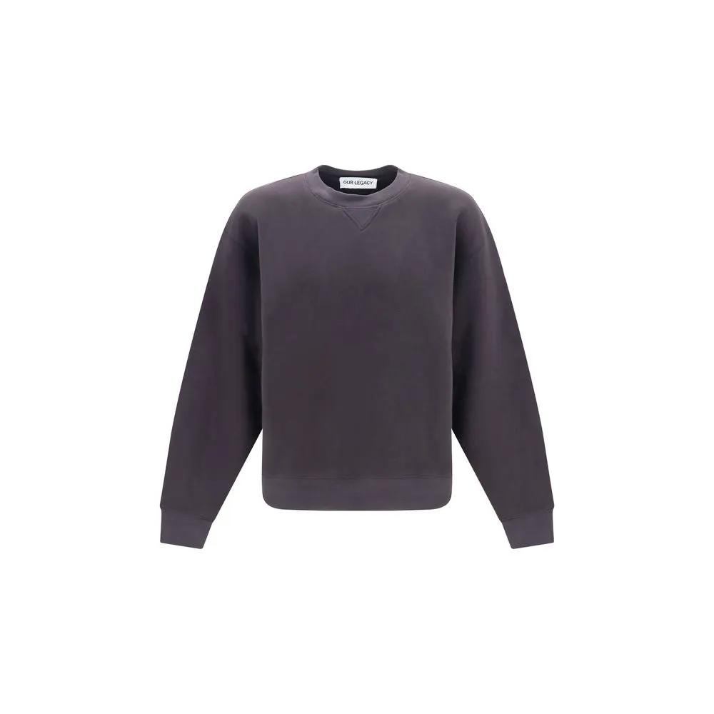 Our Legacy Black Cotton Sweatshirt