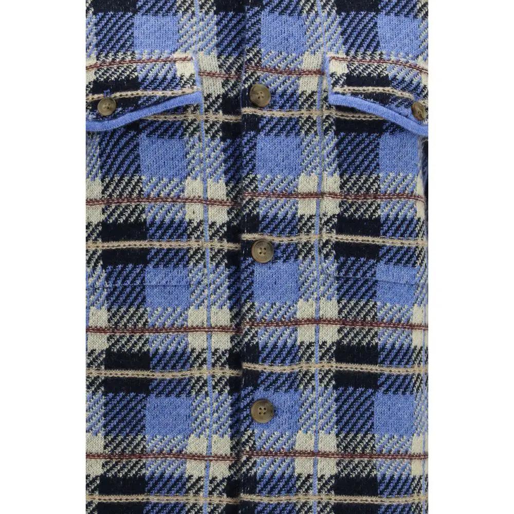 Chemise en cachemire bleu Guest in Residence