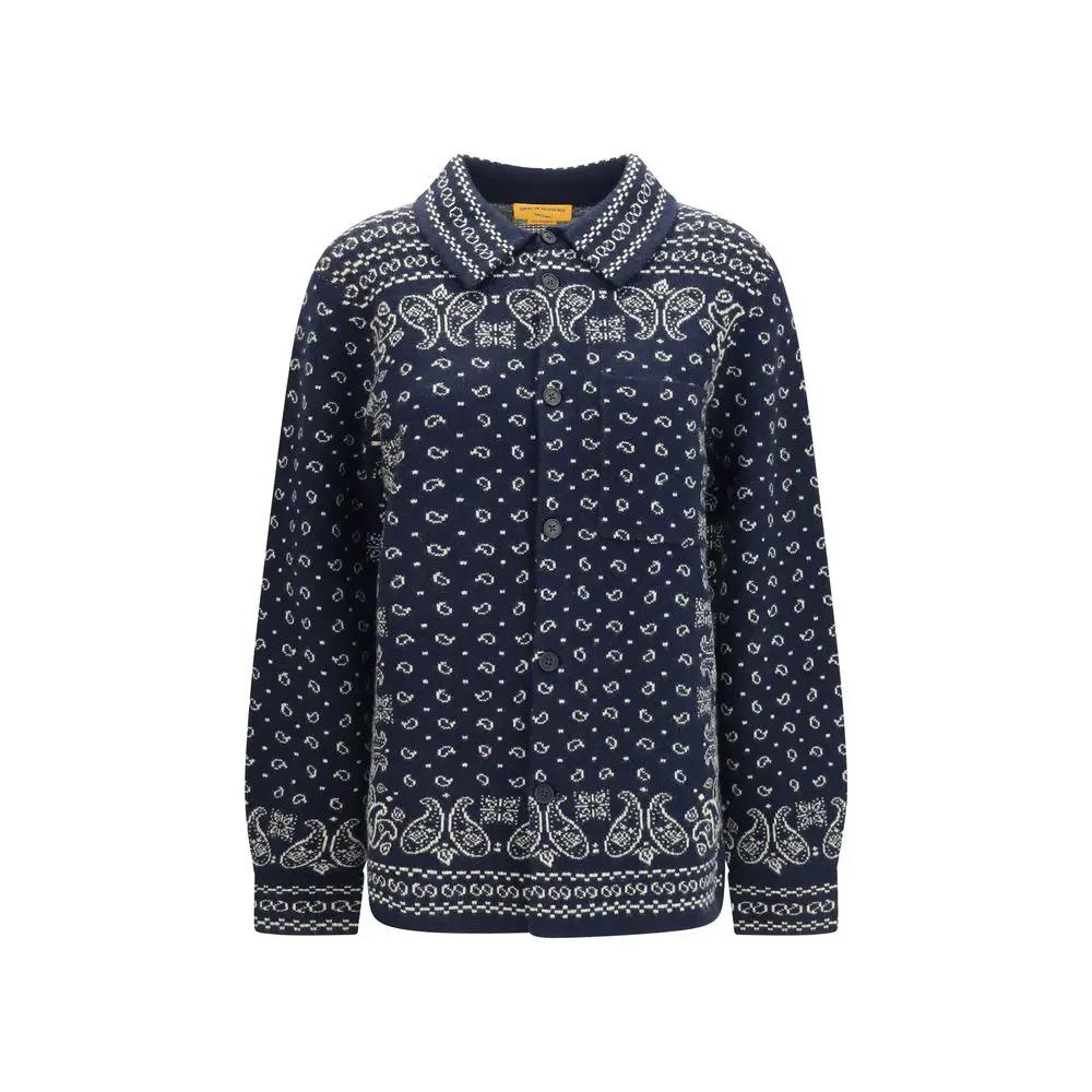 Chemise en cachemire bleue Guest in Residence