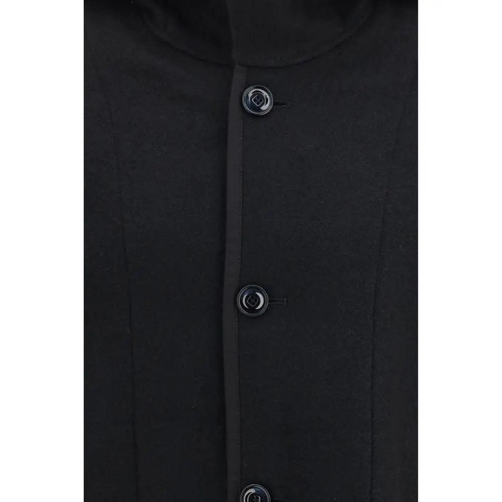 Our Legacy Black Wool Oves Aries Full-Length Jacket