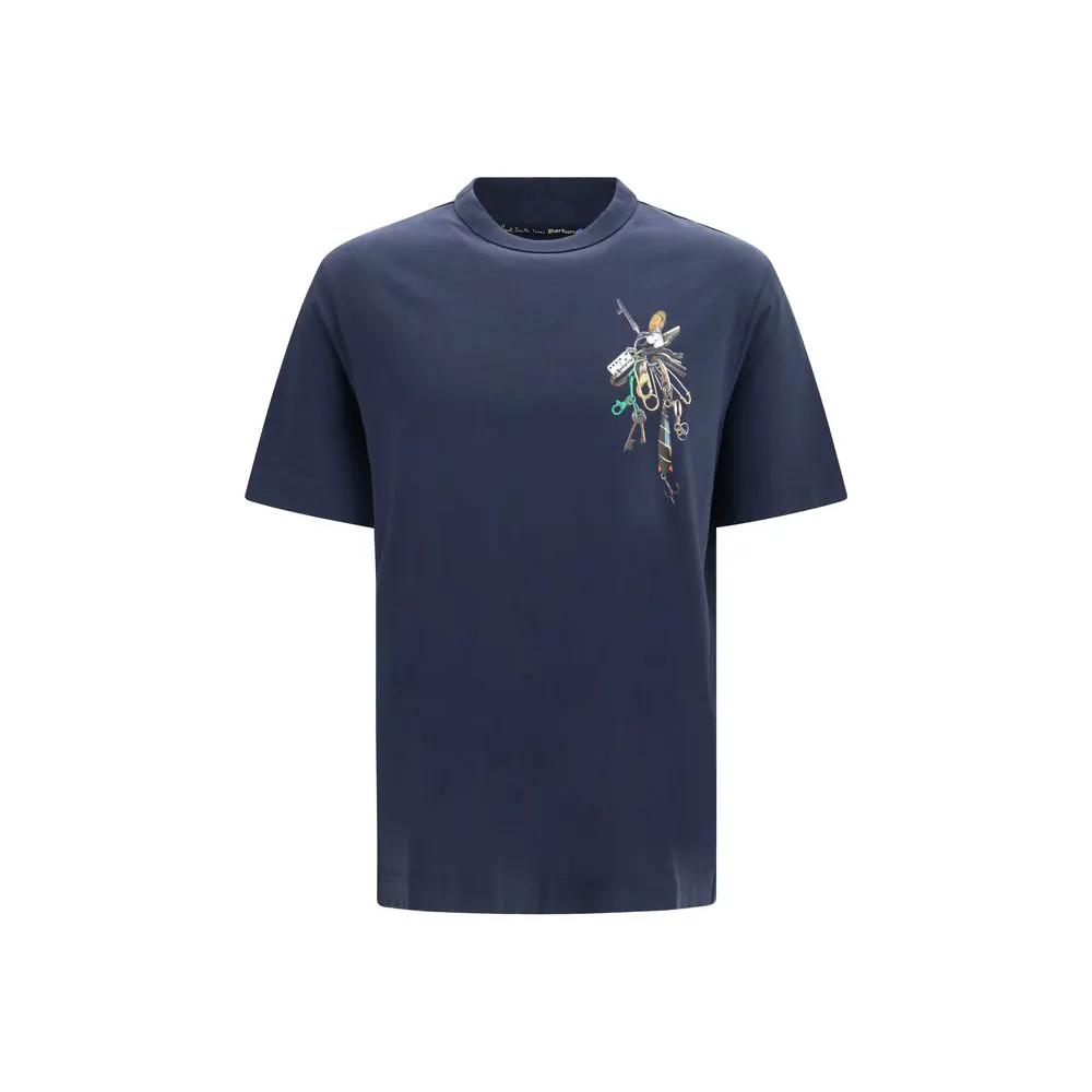 Barbour Barbour Blue Cotton T-Shirt