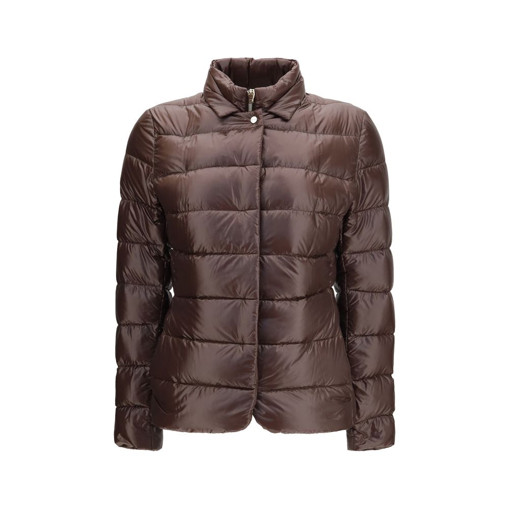 Herno Herno Brown Goose Down Full-Length Jacket