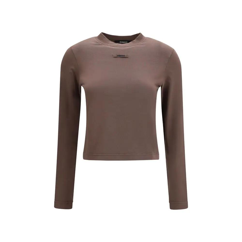 Jacquemus Jacquemus Brown Cotton Long Sleeve T-Shirt