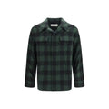 Ami Paris Bicolor Wool Oves Aries Pattern Shirt