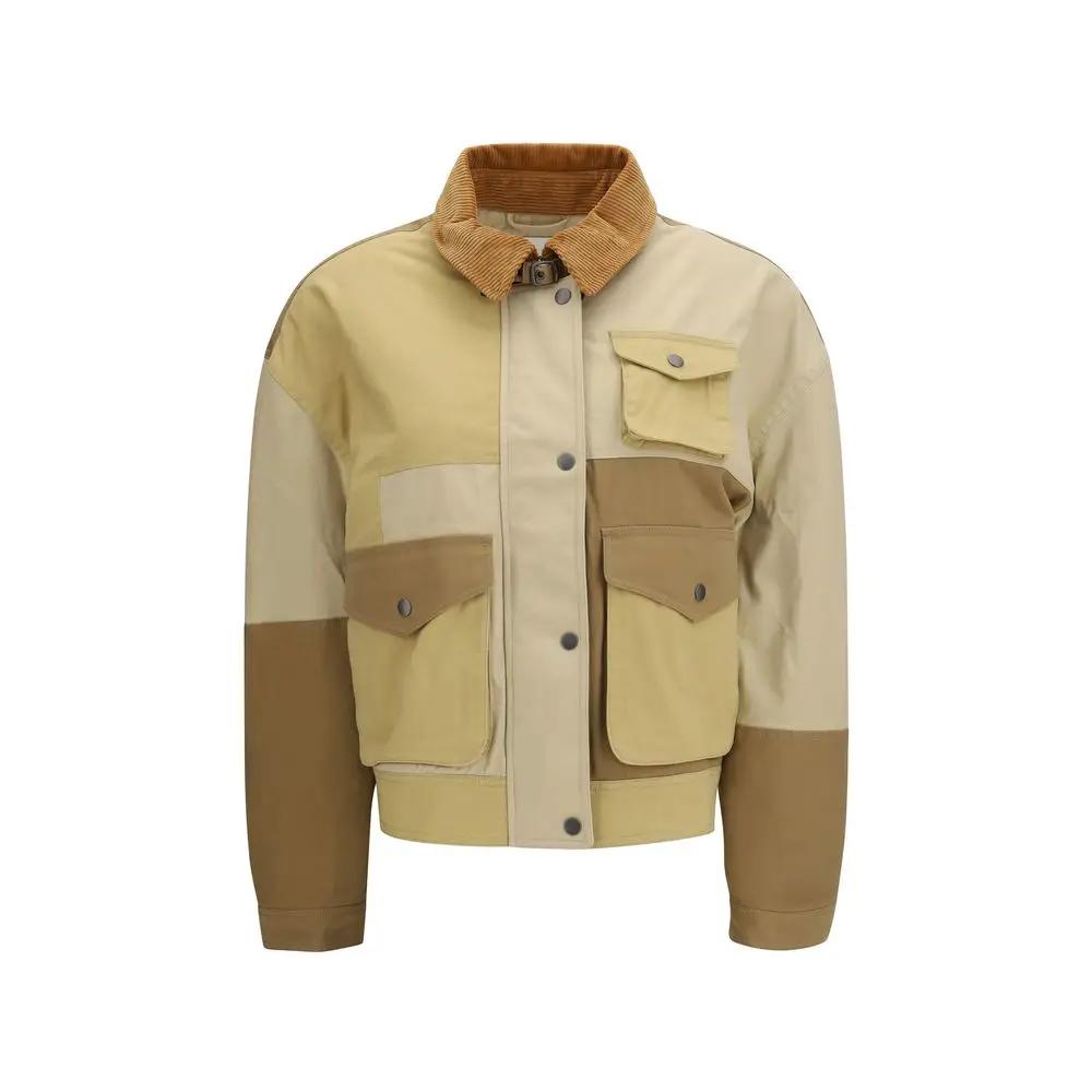 Isabel Marant Étoile Isabel Marant Étoile Beige Cotton Full-Length Jacket