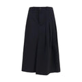 Jupe midi Oves Aries en laine noire Our Legacy