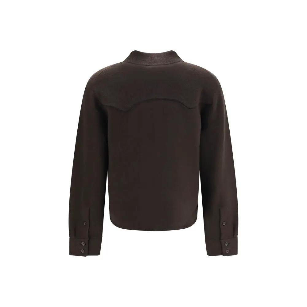 Guest in Residence Guest in Residence Brown Denim Shirt