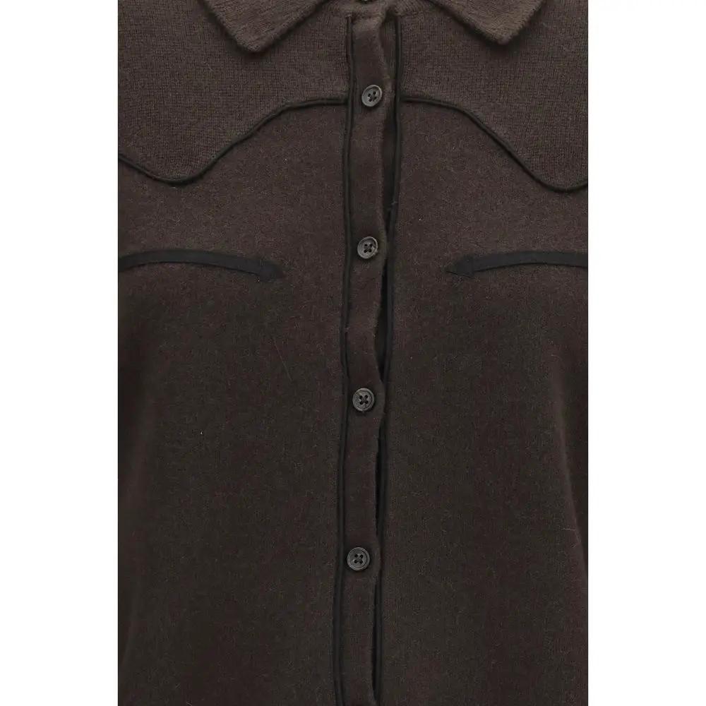 Guest in Residence Guest in Residence Brown Denim Shirt