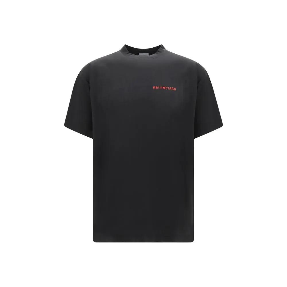 Balenciaga Balenciaga Black Cotton T-Shirt