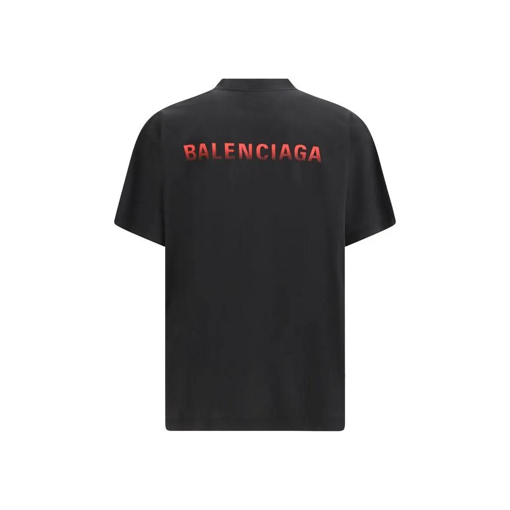 Balenciaga Balenciaga Black Cotton T-Shirt