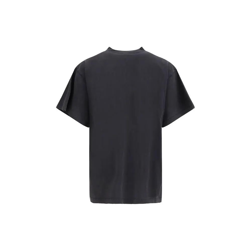 Balenciaga Gray Cotton T-Shirt