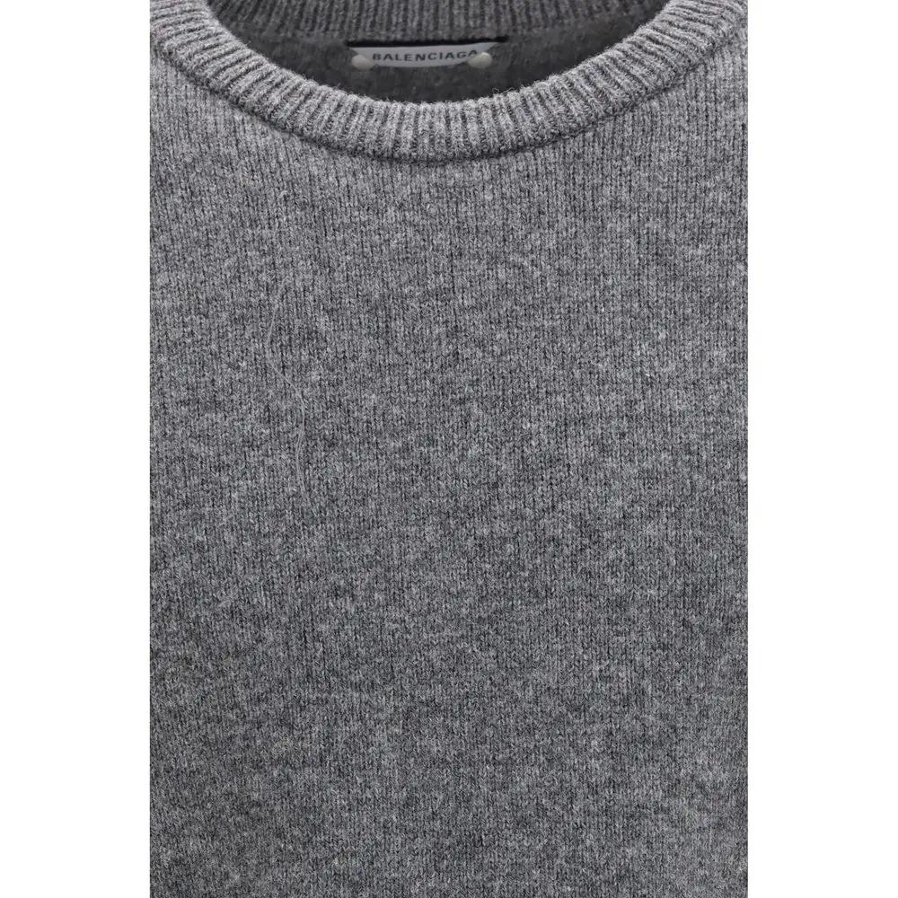 Balenciaga Gray Wool Oves Aries Sweatshirt