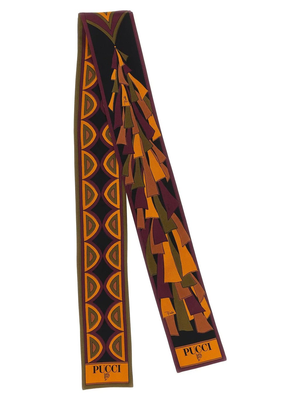 Foulard en soie multicolore Emilio Pucci
