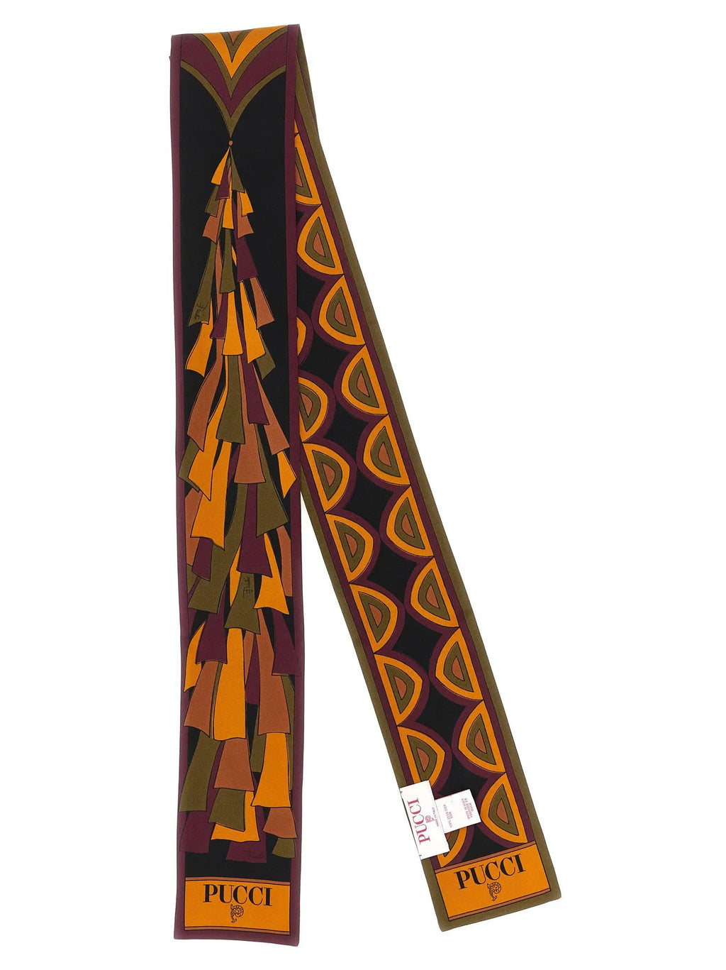 Foulard en soie multicolore Emilio Pucci
