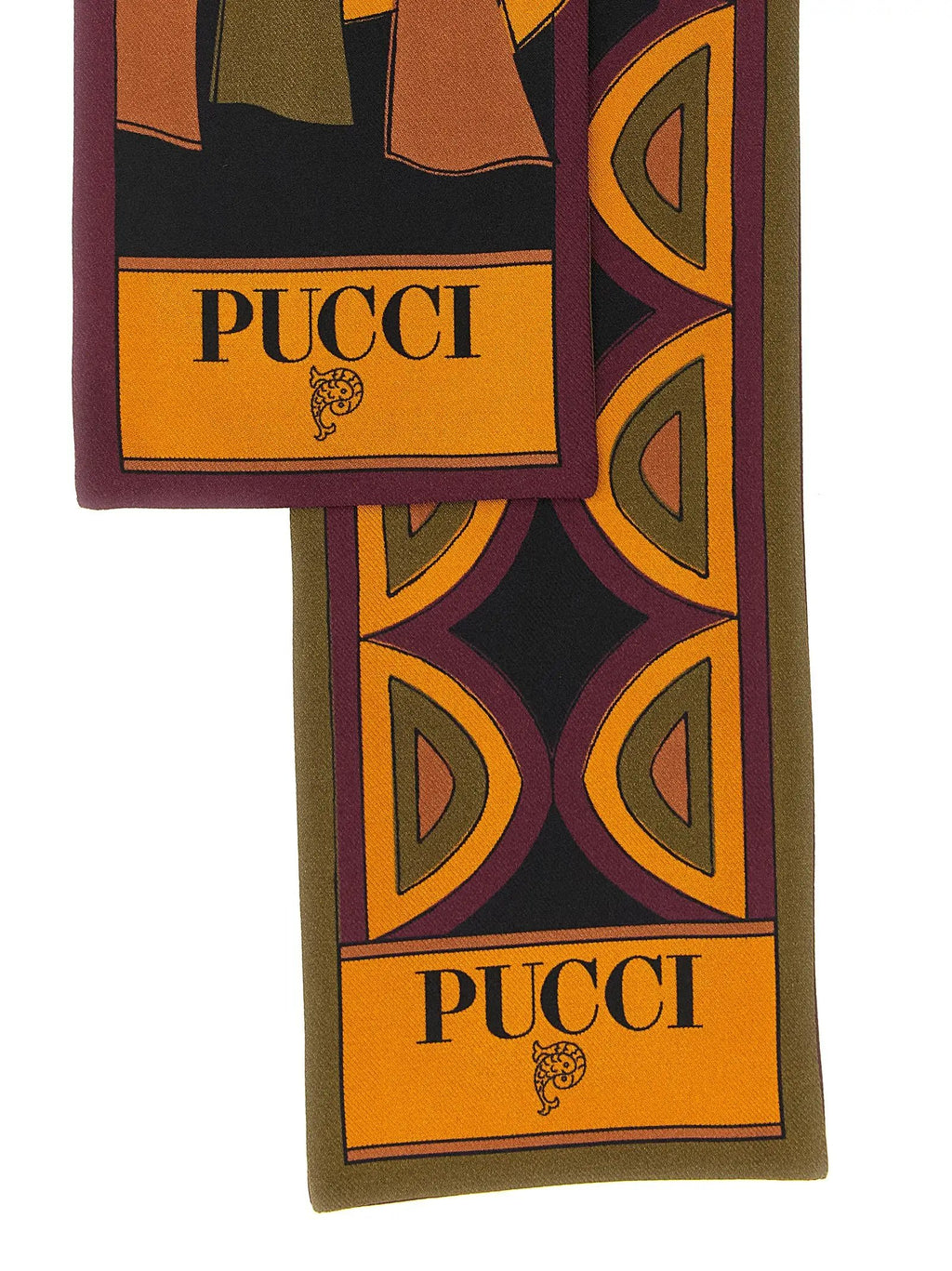 Foulard en soie multicolore Emilio Pucci