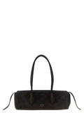 Khaite Brown Calfskin Shoulder Bag