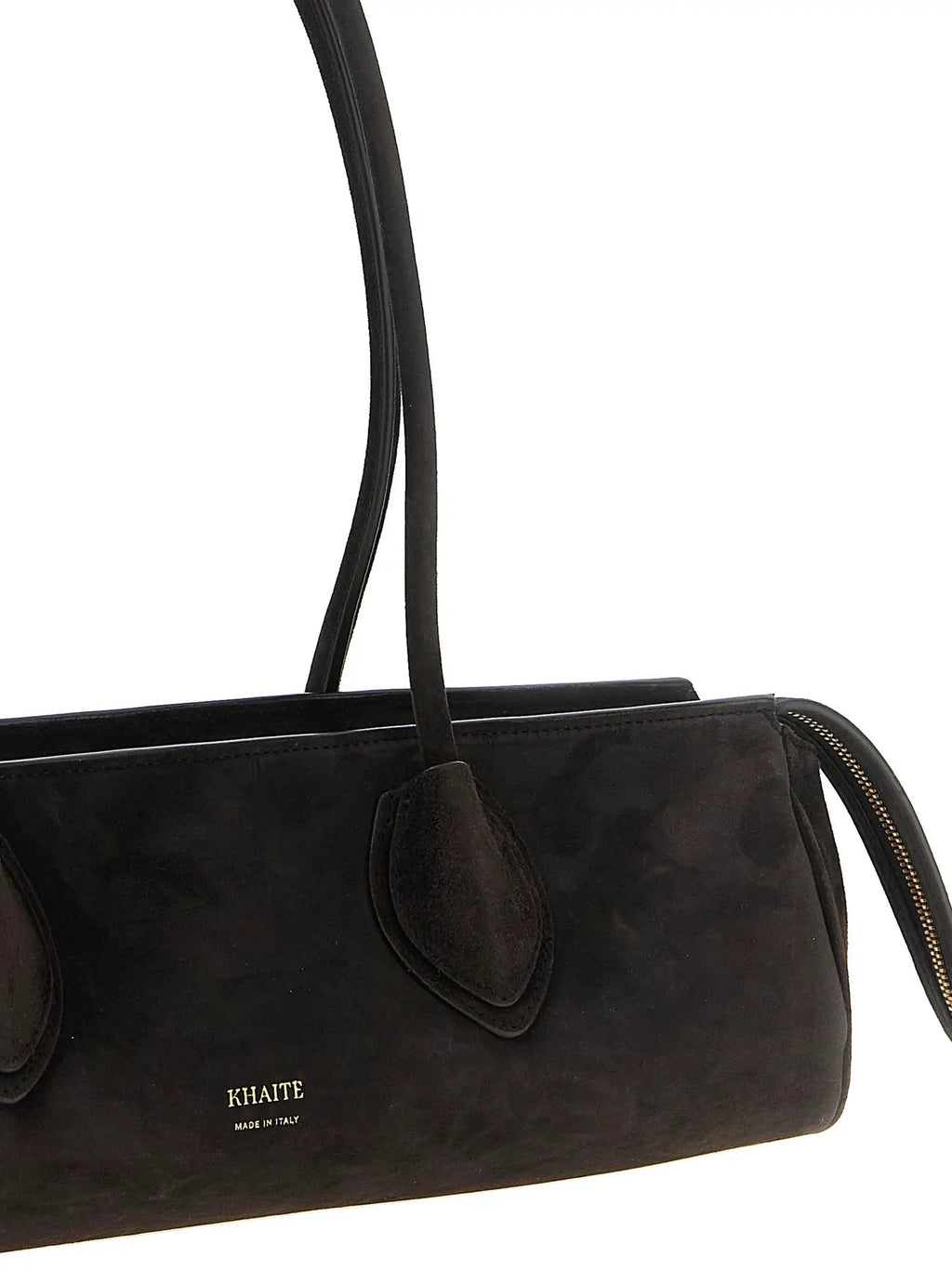 Khaite Brown Calfskin Shoulder Bag