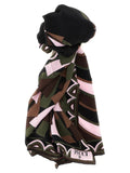 Foulard en soie multicolore Emilio Pucci