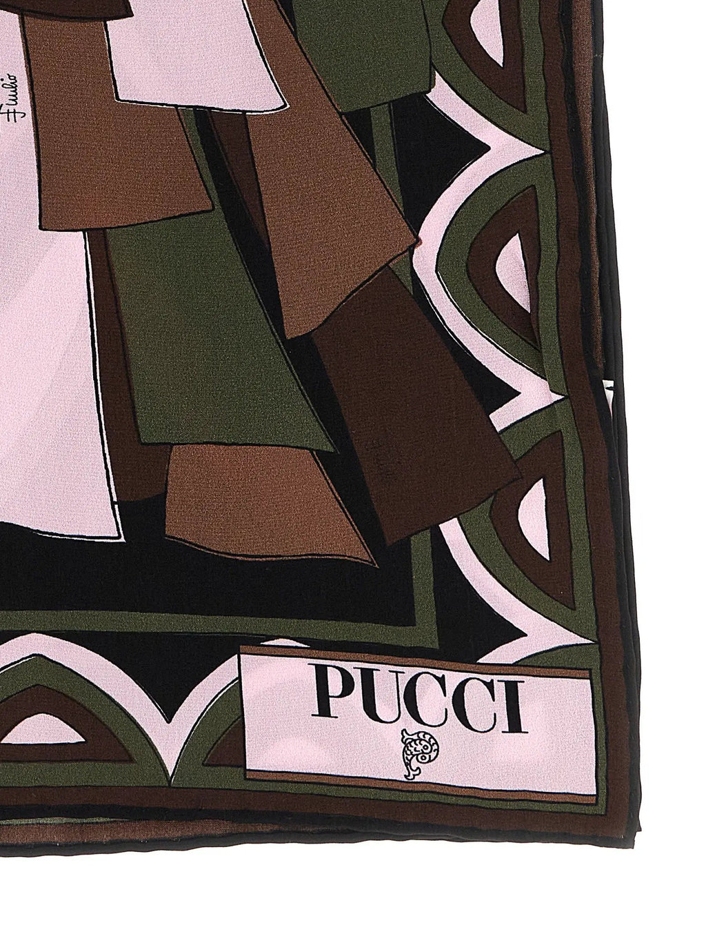 Foulard en soie multicolore Emilio Pucci