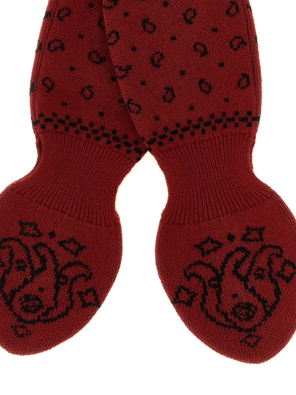 Foulard en laine rouge Guest in Residence