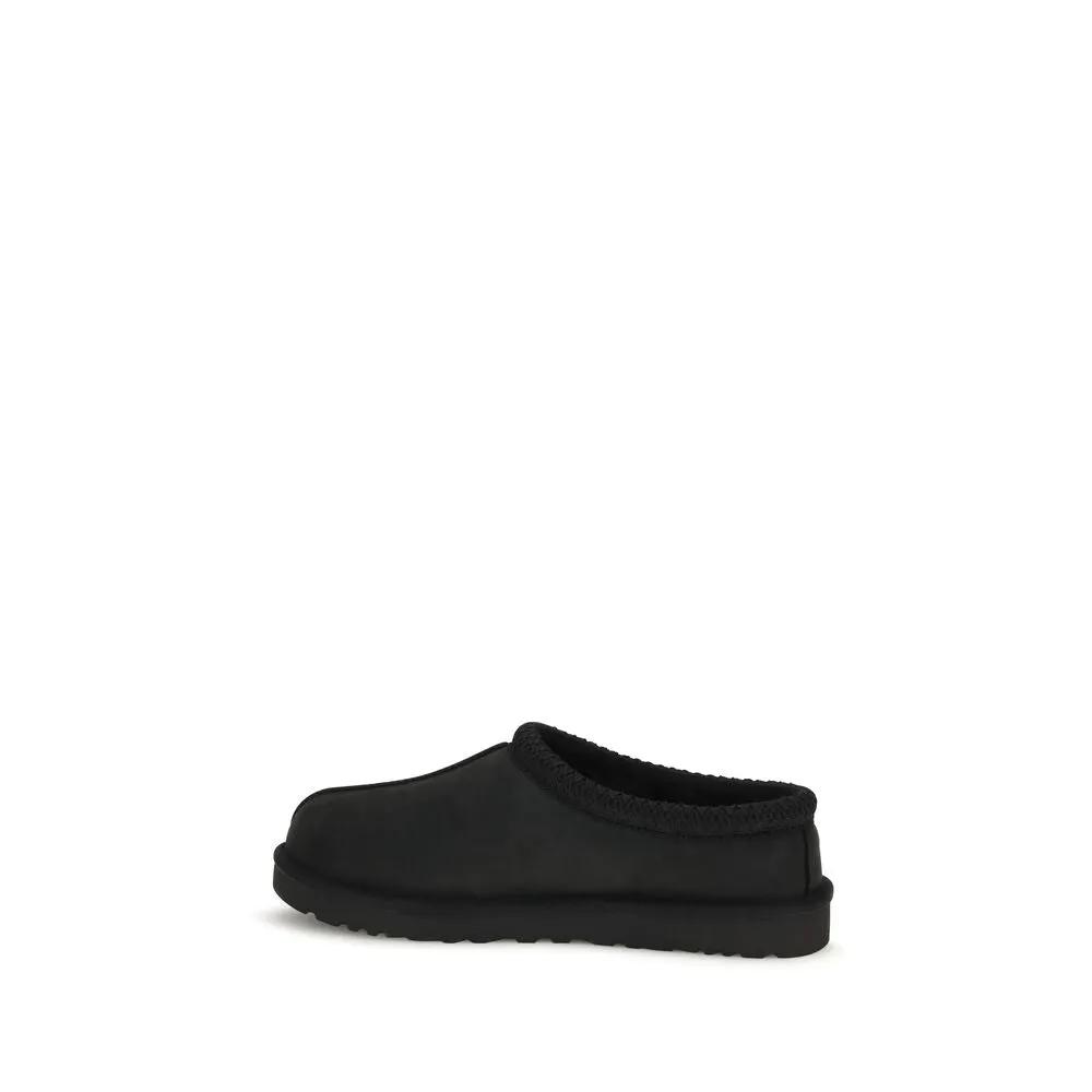 UGG UGG Black Nubuc Leather Clogs