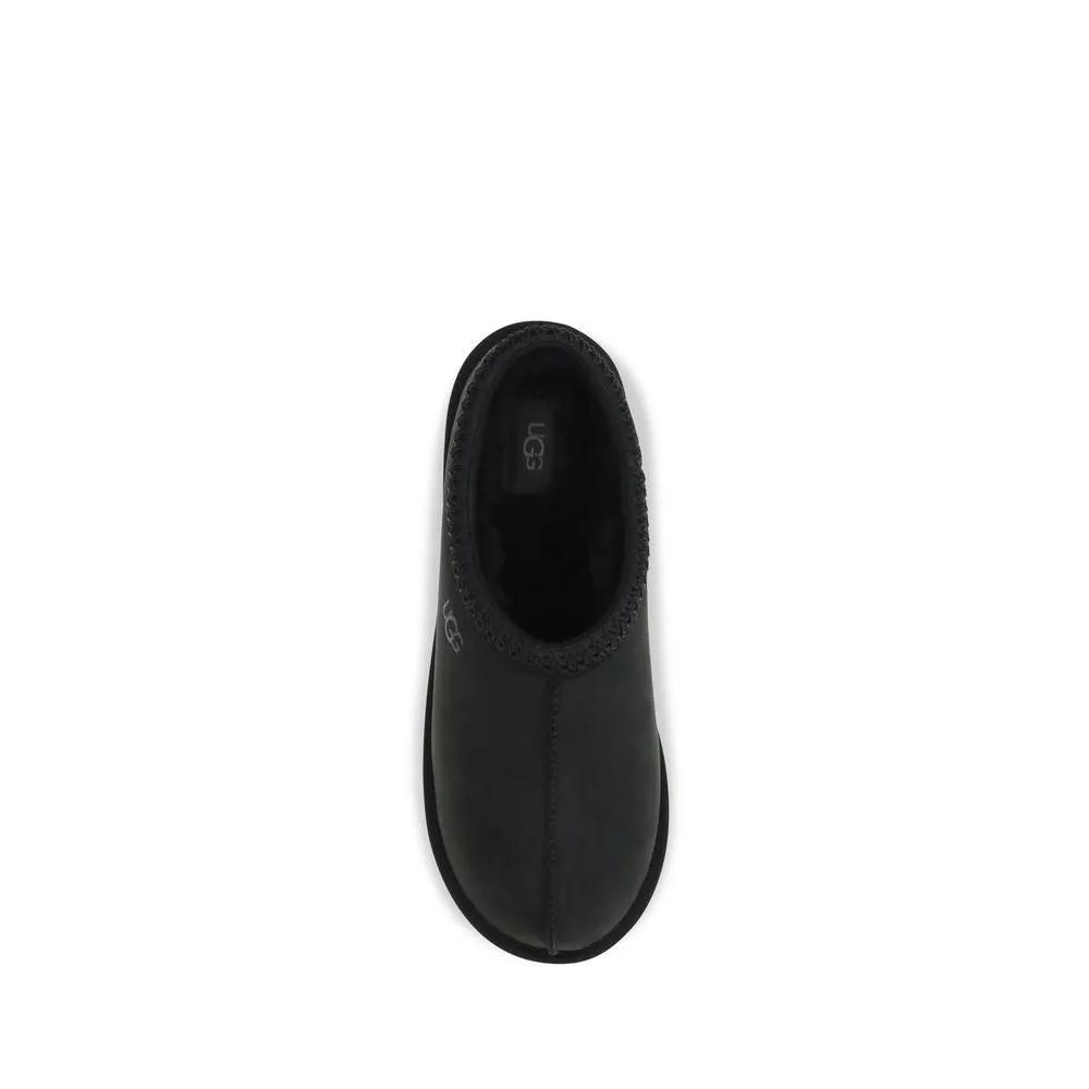 UGG UGG Black Nubuc Leather Clogs