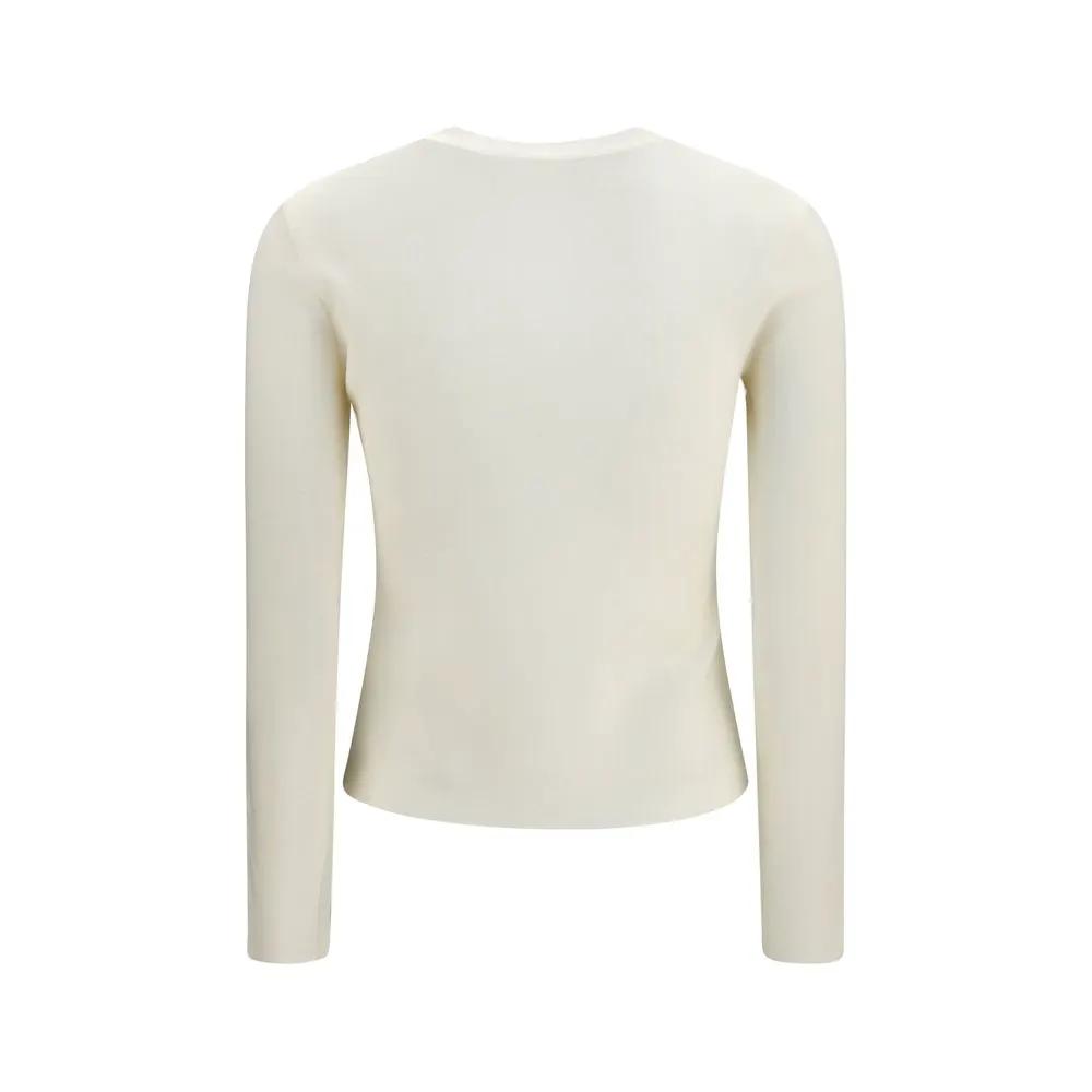 Max Mara Max Mara White Wool Oves Aries Sweatshirt