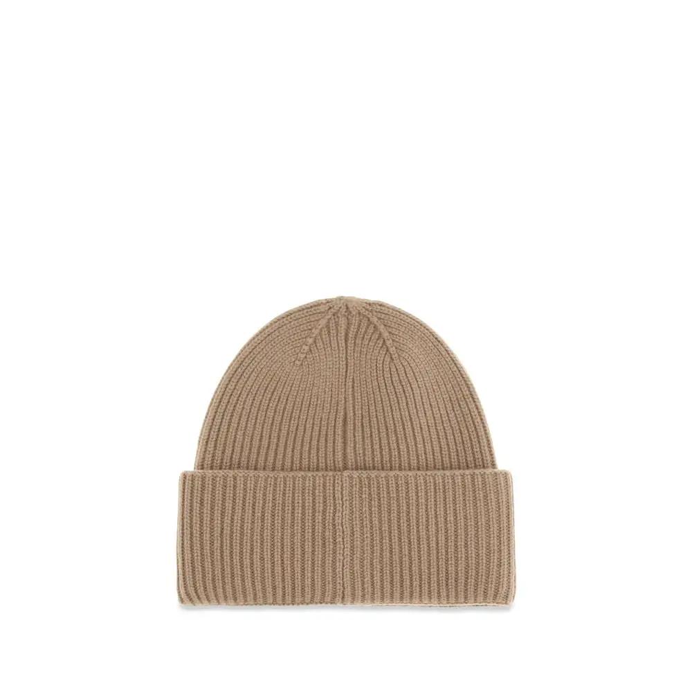 Bonnet en cachemire beige Max Mara