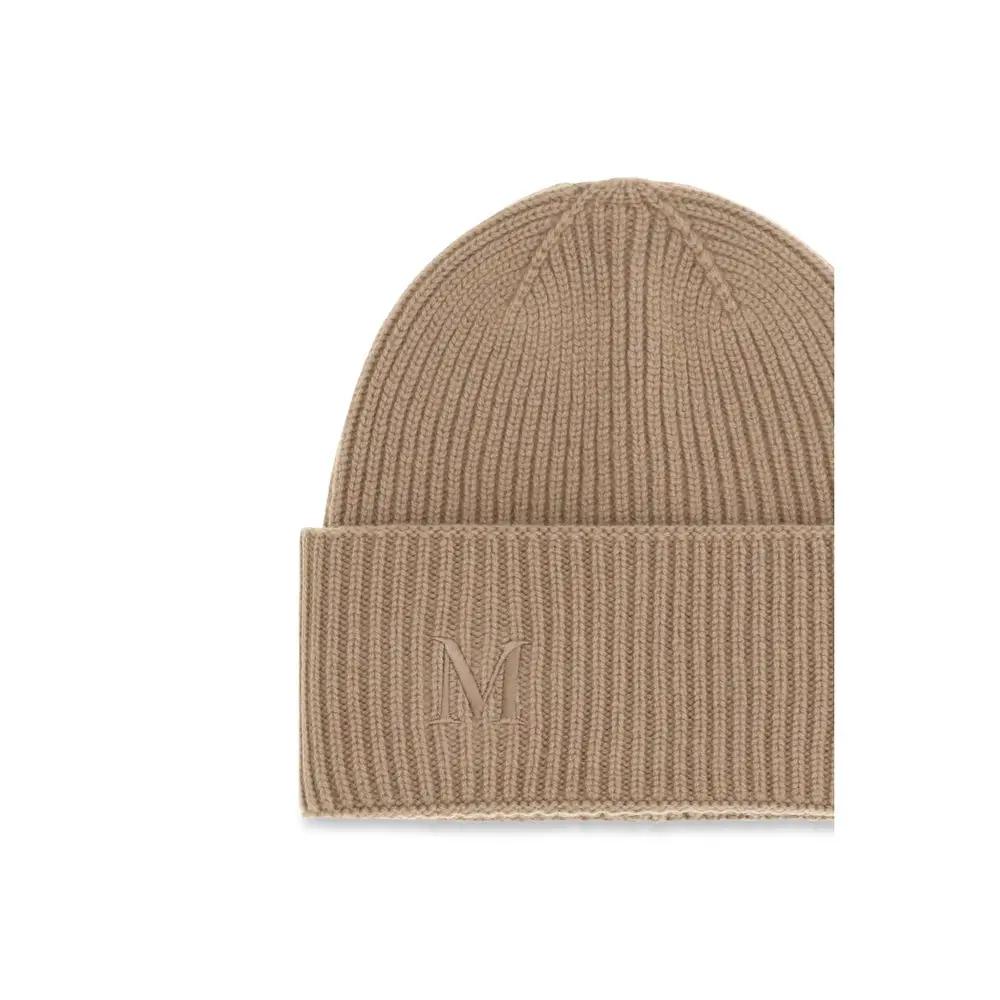Max Mara Max Mara Beige Cashmere Beanie